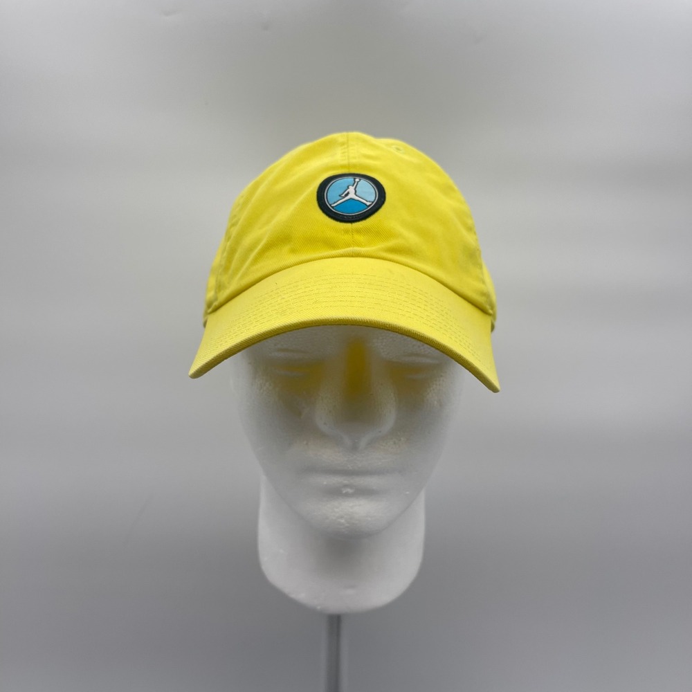 Jordan SU0110-CCH OSFM Hat‎ Yellow Adjustable Heritage86 Remaster Patch Ball Cap